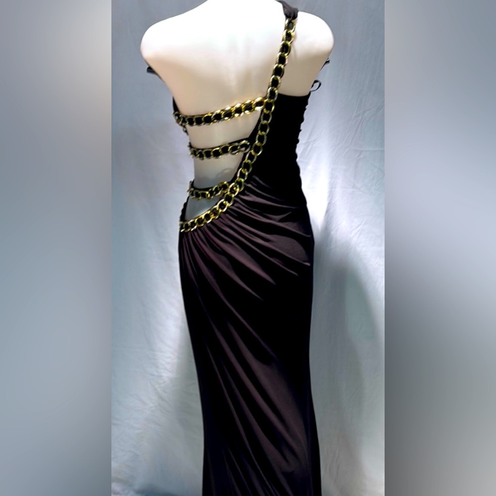 Prom  David’s Bridal Elegant Black Evening Gown